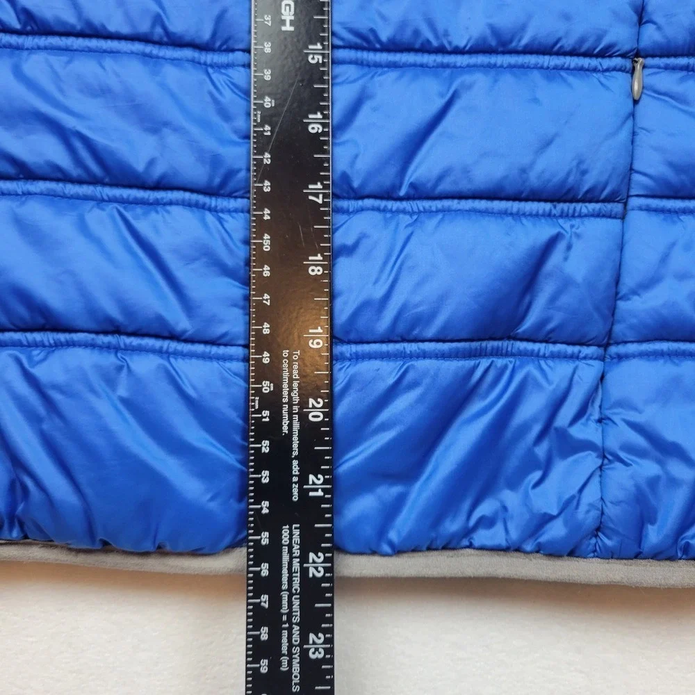 Eddie Bauer Bright Blue Kids Puffer Athletic Hiking Vest Spring XL